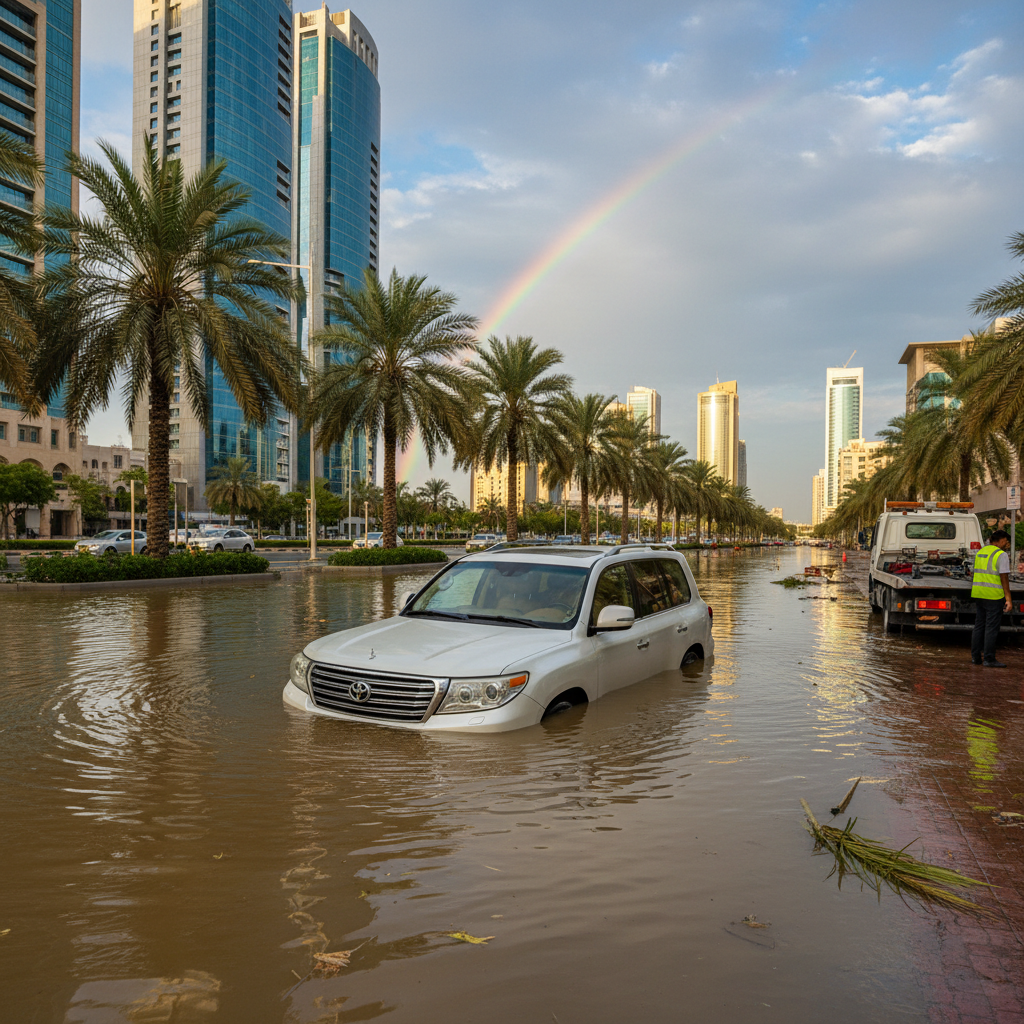 Flood Damage Car Insurance Guide for Abu Dhabi Drivers