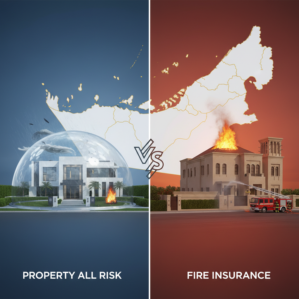 Property All Risk vs Fire Insurance UAE: Understand the Difference