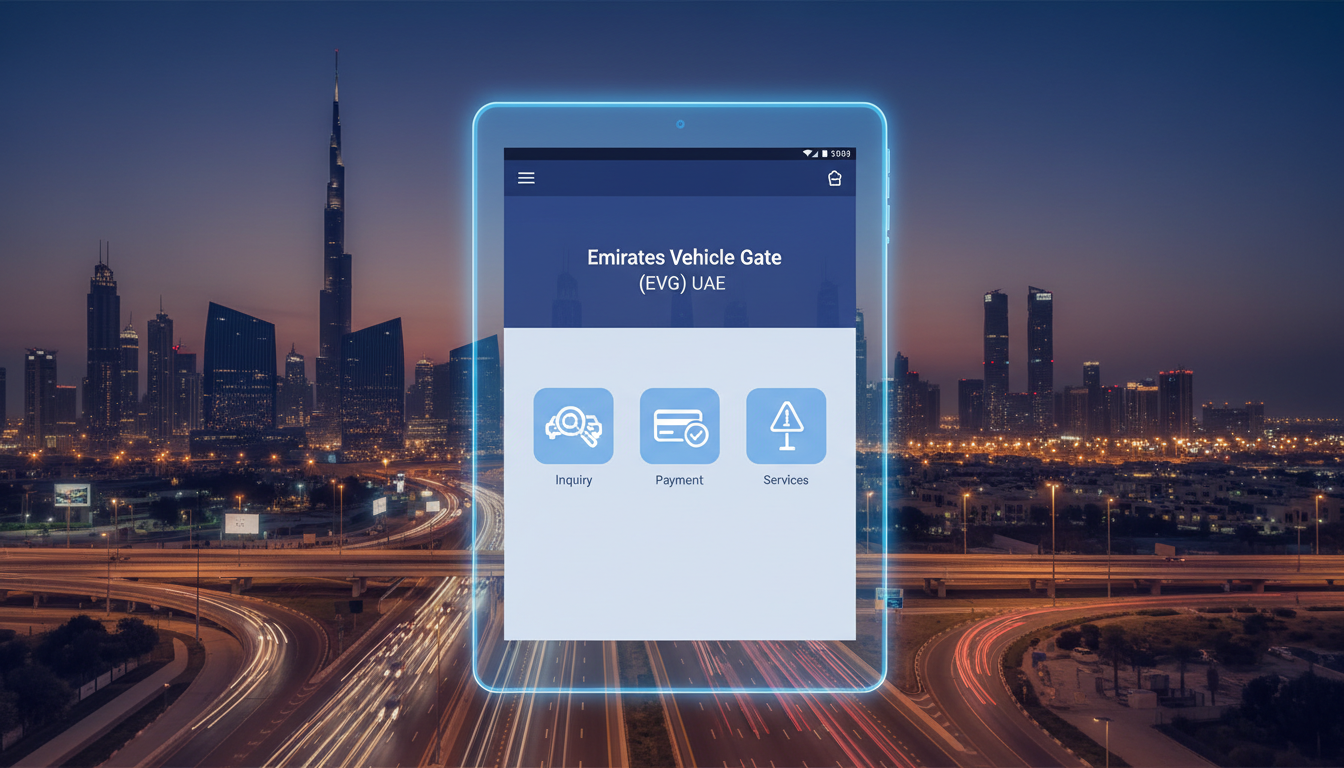 Complete Online Traffic Fine Inquiry via EVG UAE