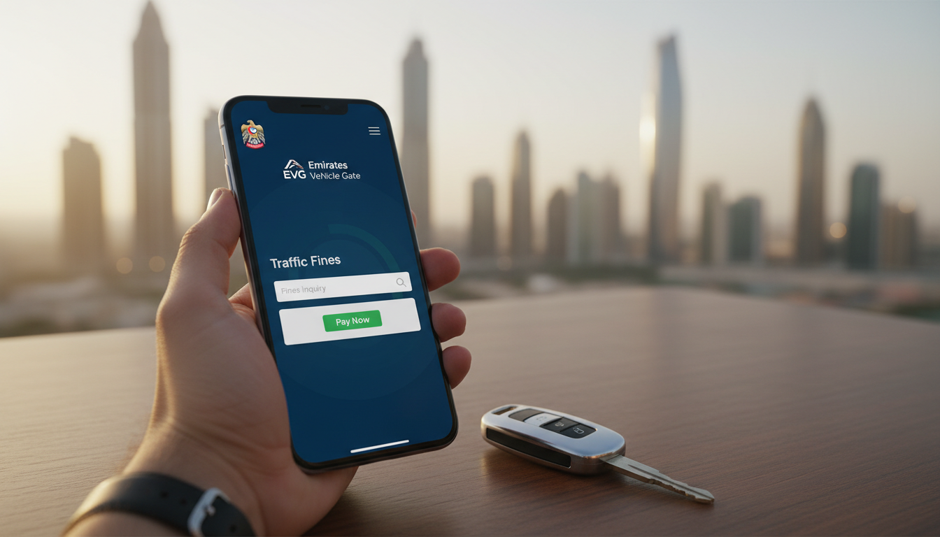 Pay UAE Traffic Fines Effortlessly Using EVG Portal