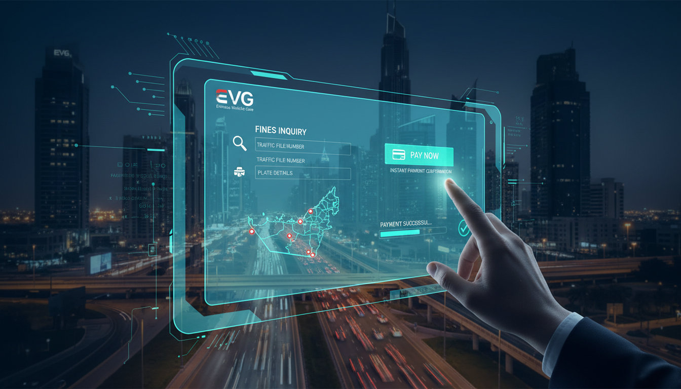 Pay UAE Traffic Fines Online Instantly with EVG